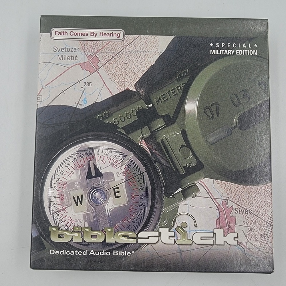 Special Military Edition ESV Bible Audiobook Bible Stick & Ear Buds NEW
